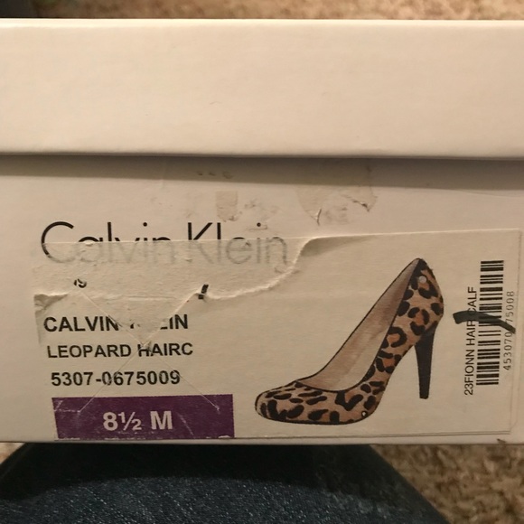Calvin Klein Leopard Hair Pumps - Picture 5 of 5
